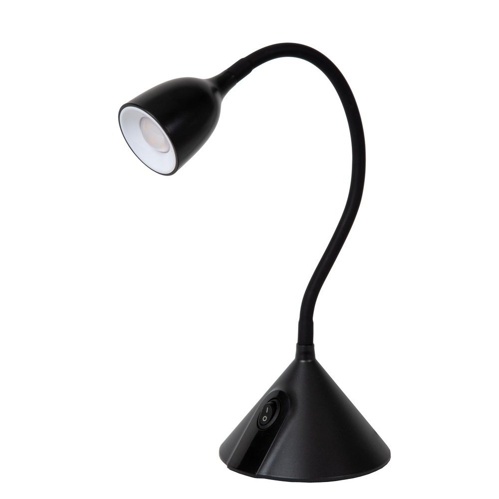 Lucide Zwarte bureaulampMilo led 3,2W - 18673/03/30